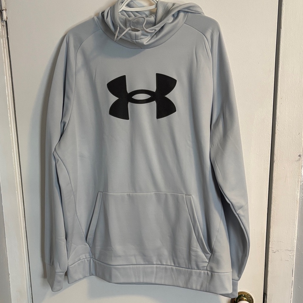 Under Armour Men's Light Gray Hoodie